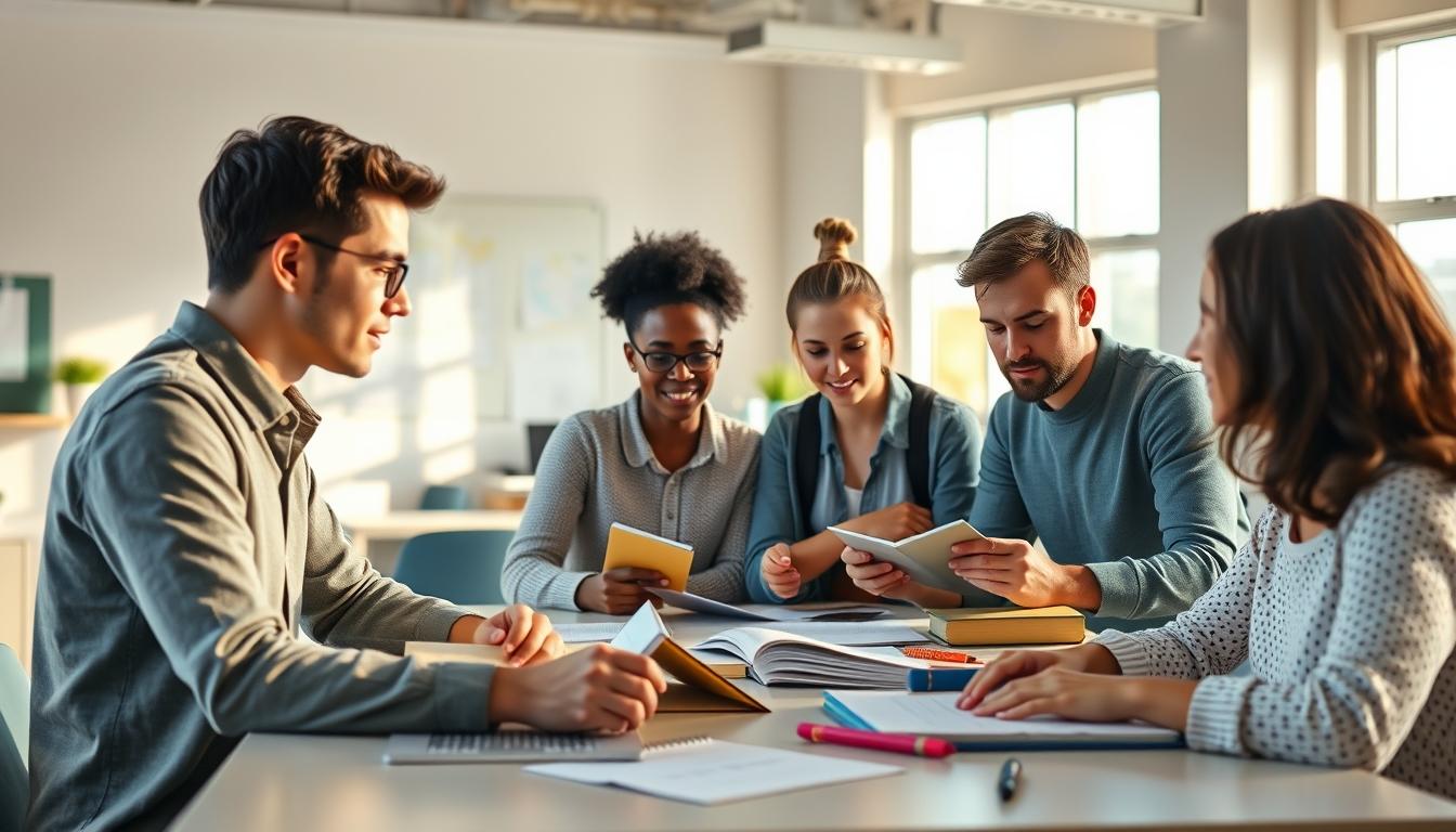 Digital learning platform with online study materials