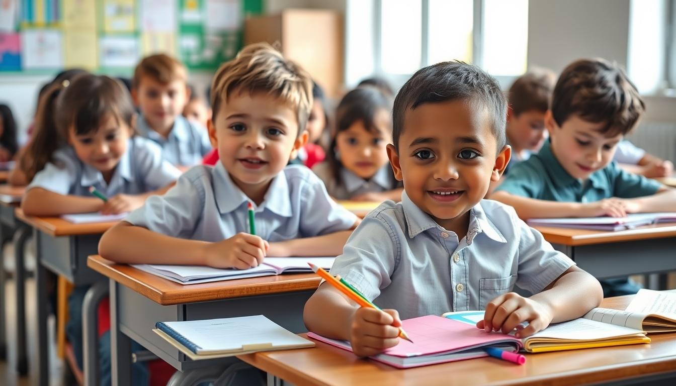 Students working in research laboratory